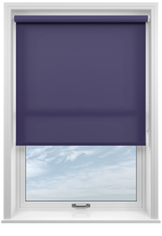 Roma, Indigo - Twist&Fit Roller Blind